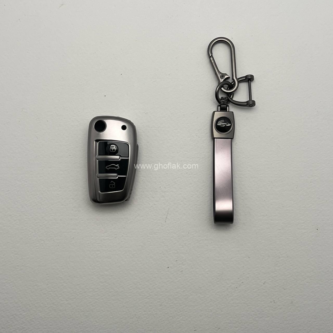 photo_1_2025-02-20_12-46-13 کاور ریموت چری ام وی ام ایکس 22 - ایکس 33 و جک جی 4 تاشو طرح متالیک با بند ست - Image 1