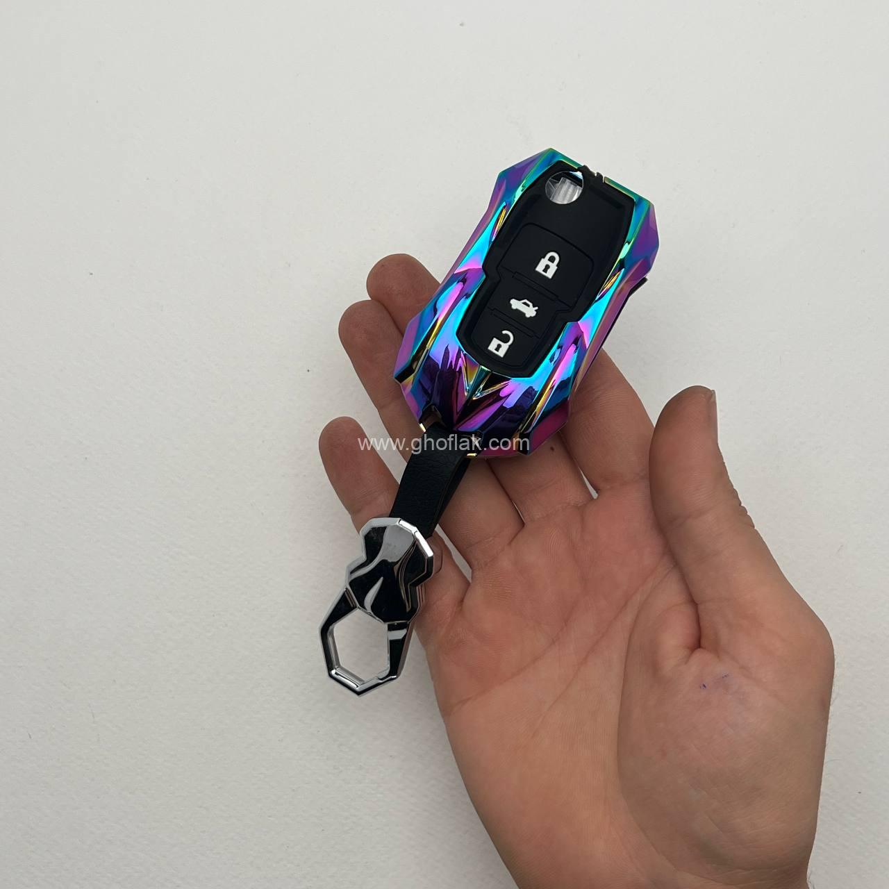 photo_3_2025-01-16_20-31-37 کاور ریموت سمند سه دکمه کلید تاشو طرح گاگ فِیس - Image 1