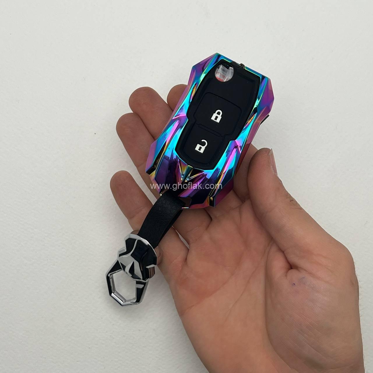 photo_3_2025-01-16_20-41-26 کاور ریموت پژو 405 و پارس دو دکمه تاشو طرح گاگ فِیس - Image 1