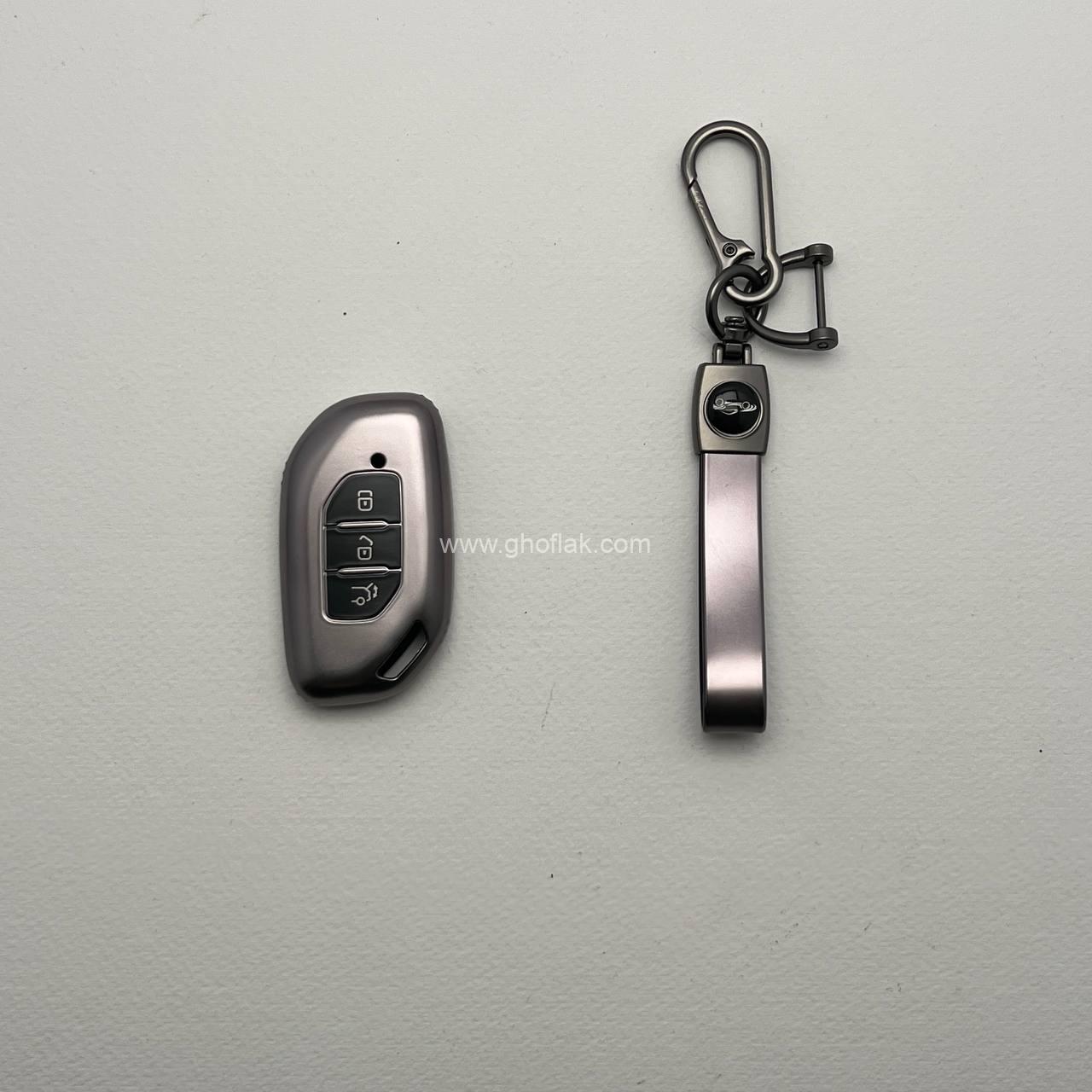 photo_3_2025-02-20_12-46-13 کاور ریموت لاماری طرح متالیک با بند ست - Image 1