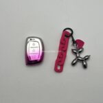 کاور ریموت هیوندایی کیلس (اکسنت - النترا - ال اف - توسان) پینک با بند ست