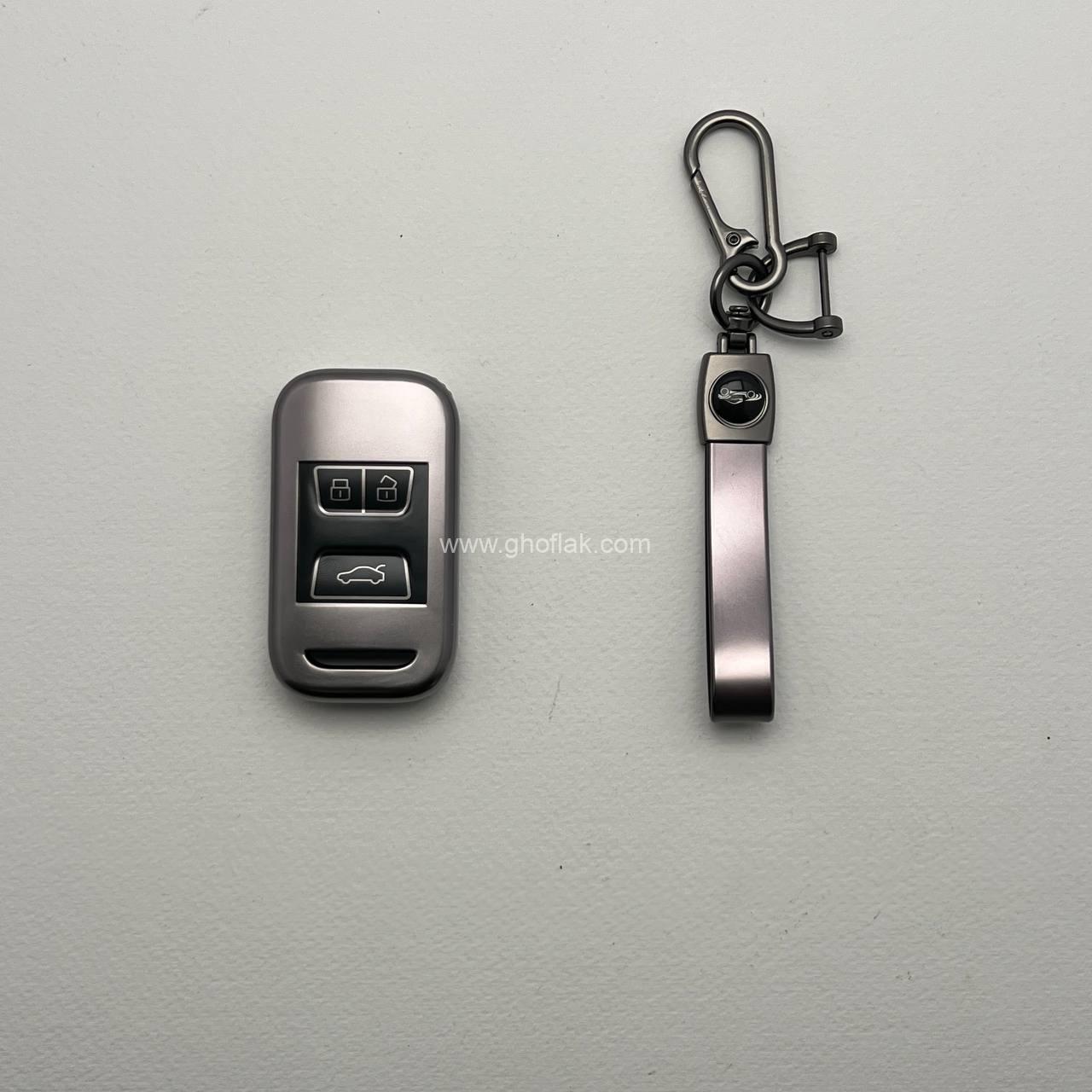 photo_4_2025-02-20_12-46-13 کاور ریموت آریزو و تیگو ریموت بزرگ طرح متالیک با بند ست - Image 1