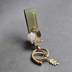 آویز چرم نگین دار یراق طلایی - Image 14