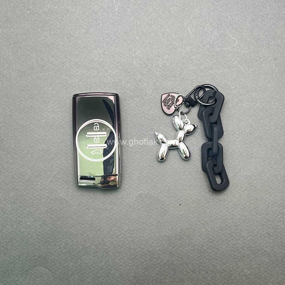 تیگ1 کاور ریموت تیگو 7 ایکس 22 و 33 و 55 پرو با بند ست طرح بلک - Image 1