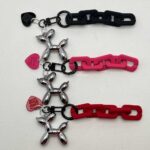 آویز زنجیری سگ بادکنکی