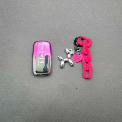 کاور ریموت هایما اس 5 و اس 7 طرح پینک با بند ست فانتزی