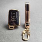 کاور ریموت تویوتا کرولا - یاریس و لکسوس براق با بند ست - Image 4