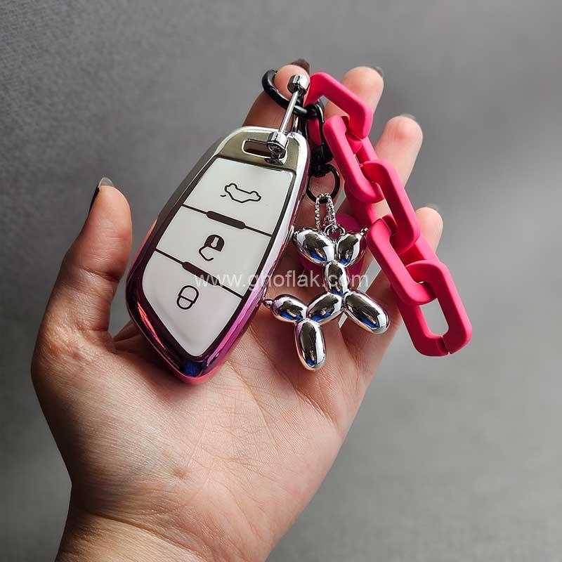 کاور ریموت شاهین پینک با بند ست