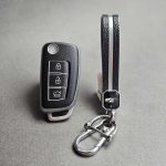 کاور ریموت نیسان جوک - مورانو - ایکس تریل و قشقایی کلید تاشو طرح چرم با بند ست - Image 5