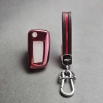 کاور ریموت نیسان جوک - مورانو - ایکس تریل و قشقایی کلید تاشو طرح چرم با بند ست - Image 6