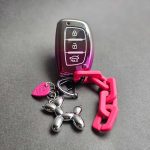 کاور ریموت هیوندایی کیلس (اکسنت - النترا - ال اف - توسان) پینک با بند ست