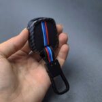 کاور ریموت پژو 206 - رانا - 207 - پارس مدل بالا دور فلزی طرح کربن - Image 4