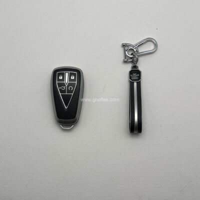 کاور ریموت چانگان کیلس چهار دکمه طرح چرم با بند ست