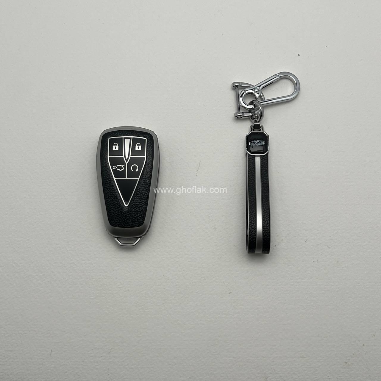 photo_15_2025-02-17_19-19-04 کاور ریموت چانگان کیلس چهار دکمه طرح چرم با بند ست - Image 1