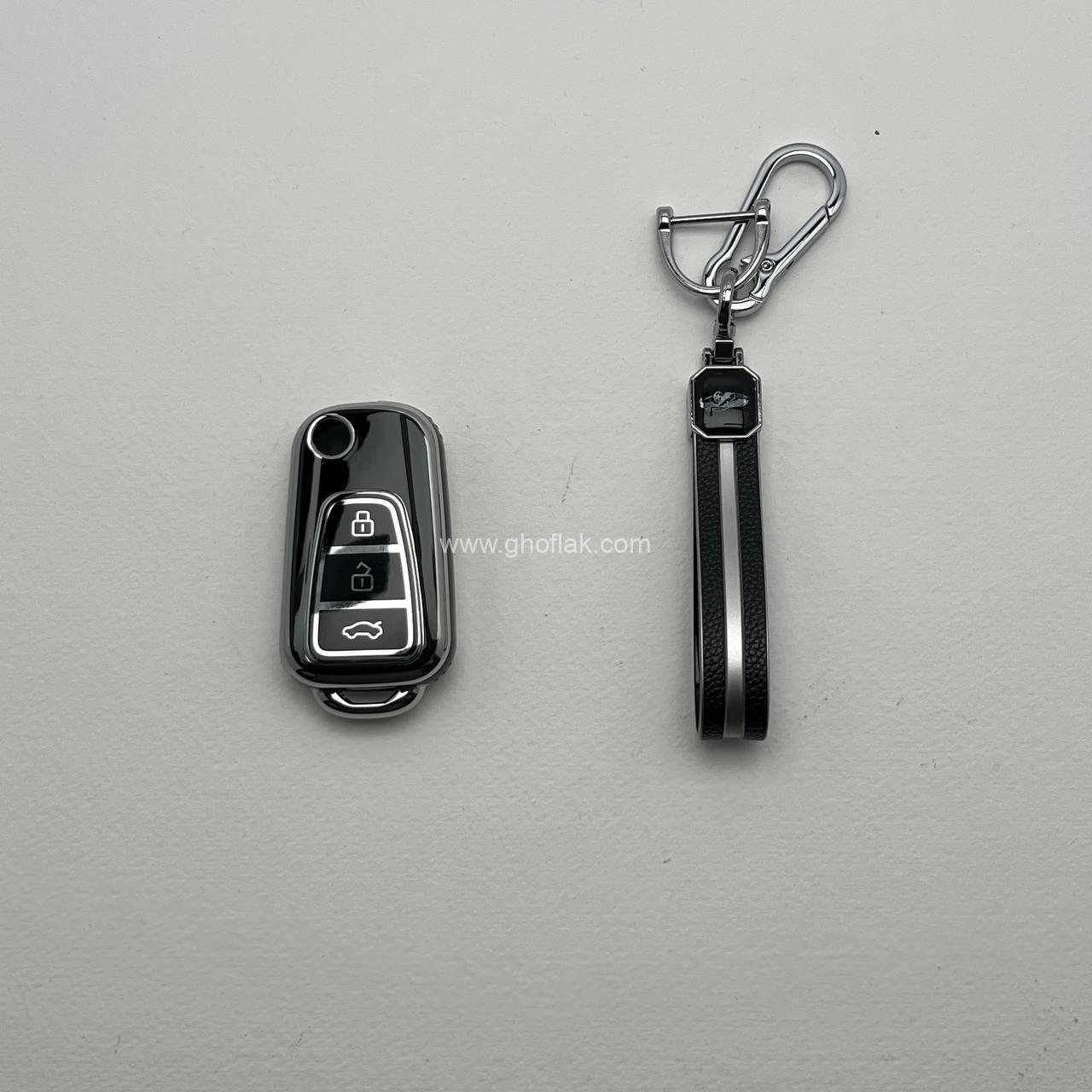 photo_17_2025-02-17_19-19-04 کاور ریموت لیفان ایکس 60 و ایکس 50 طرح براق با بند ست - Image 1