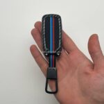 کاور ریموت سمند کلید تاشو سه دکمه دور فلزی طرح کربن - Image 2