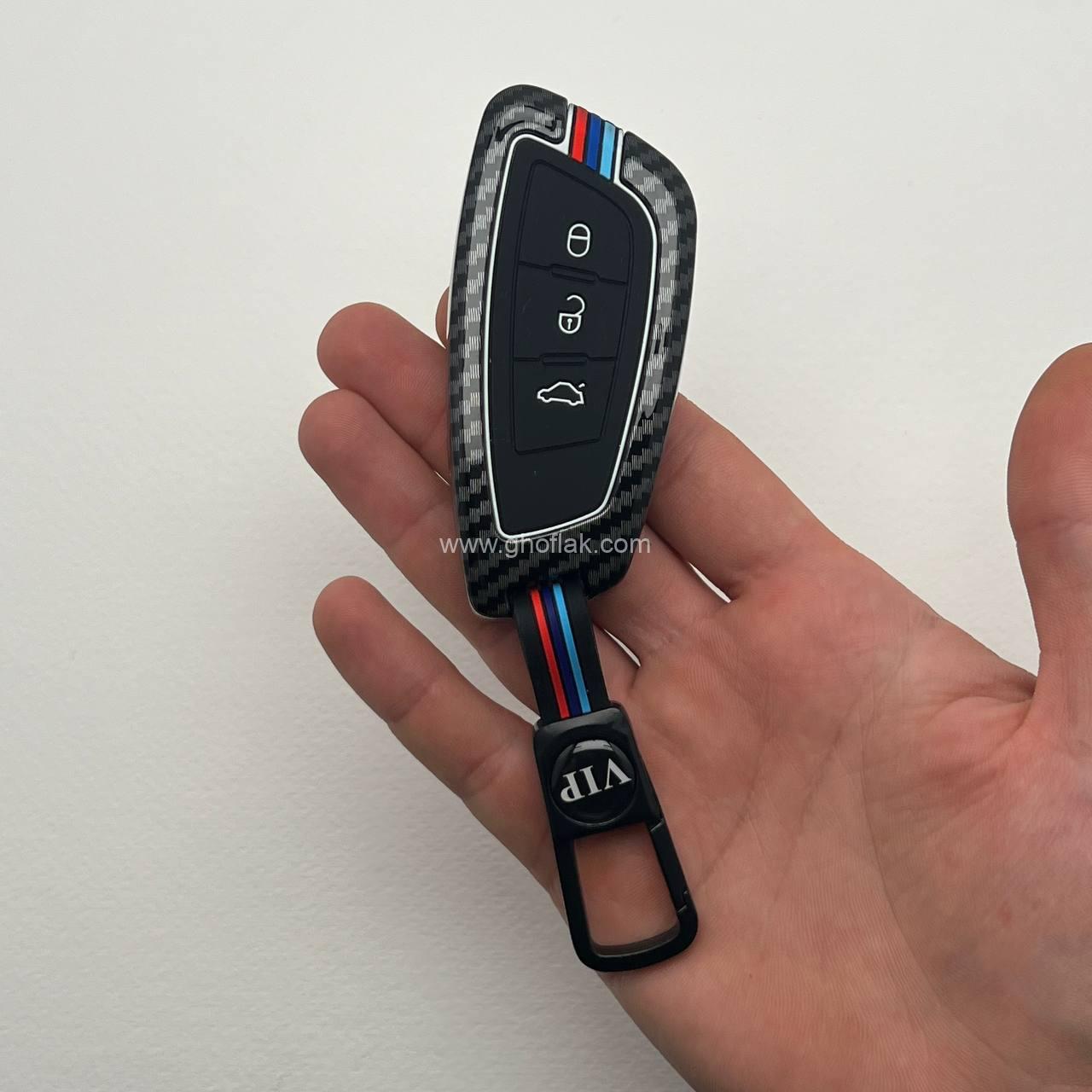 photo_7_2025-02-06_17-13-45 کاور ریموت شاهین کیلس دور فلزی طرح کربن - Image 1