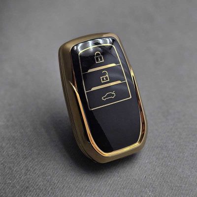 کاور ریموت تویوتا کرولا - هایلوکس - C-HR و لوین هیبریدی سه دکمه طرح براق