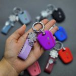 کاور ریموت پژو 206 - 207 - پارس مدل بالا و رانا سیلیکونی با بند نگین دار - Image 5