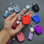 کاور ریموت پژو 206 - 207 - پارس مدل بالا و رانا سیلیکونی با بند نگین دار - Image 6