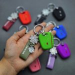 کاور ریموت پژو 206 - 207 - پارس مدل بالا و رانا سیلیکونی با بند نگین دار - Image 8