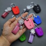 کاور ریموت پژو 206 - 207 - پارس مدل بالا و رانا سیلیکونی با بند نگین دار - Image 9