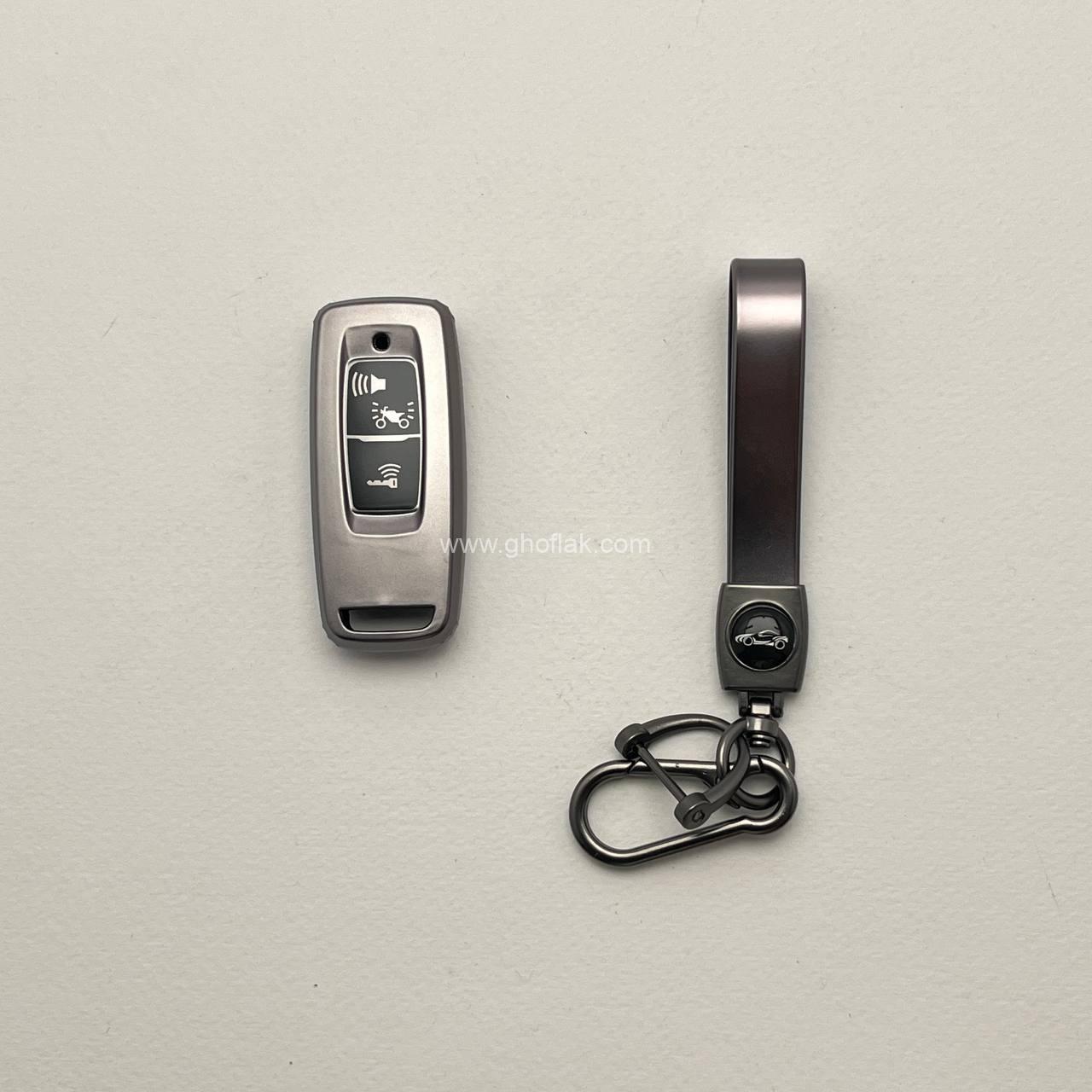 photo_2_2025-03-16_09-51-33 کاور ریموت هوندا واریو و کلیک طرح متالیک با بند ست - Image 1