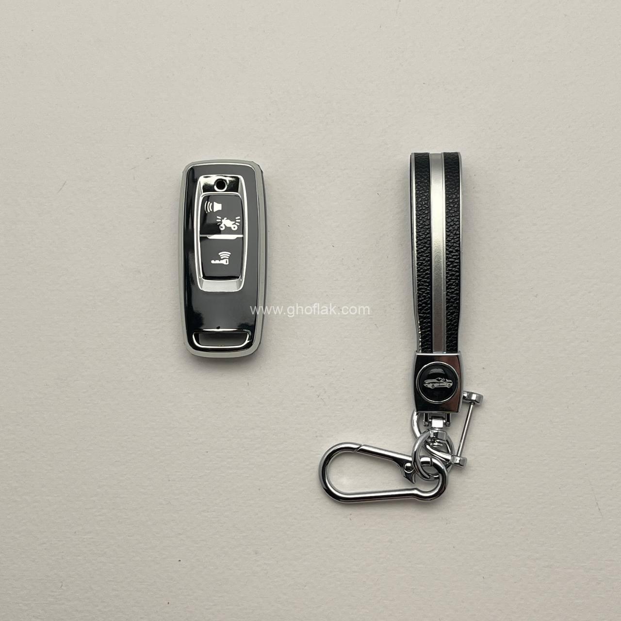 photo_5_2025-03-16_09-51-33 کاور ریموت هوندا واریو و کلیک طرح براق با بند ست - Image 1