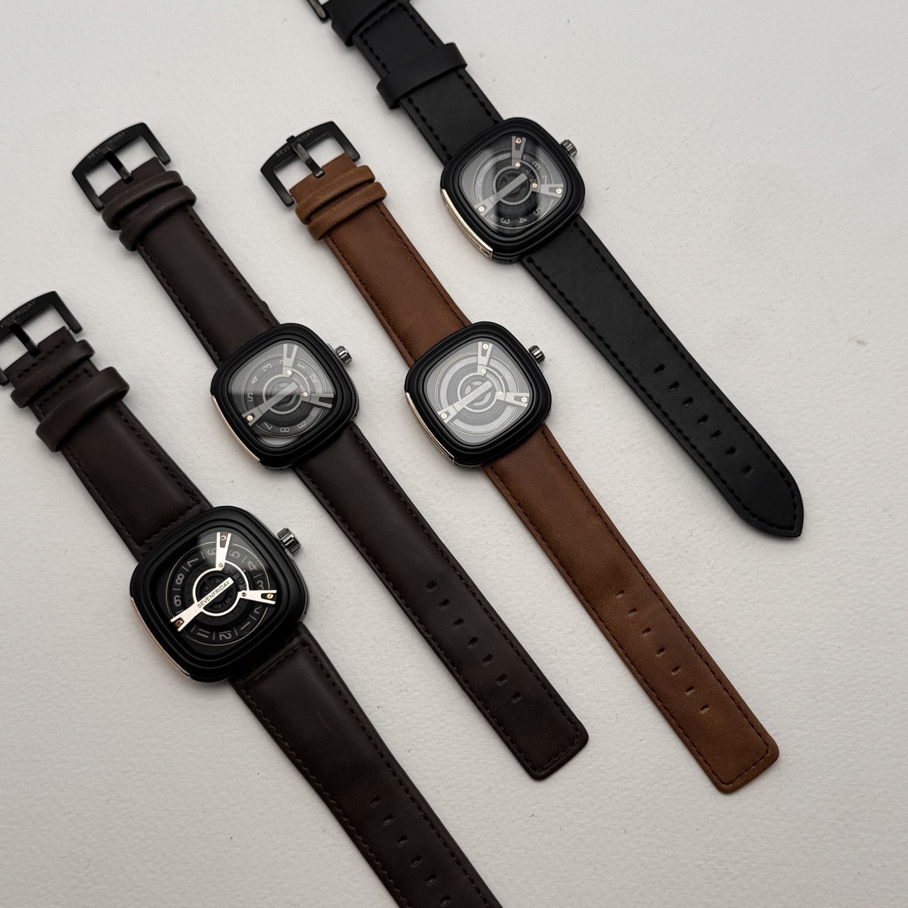 photo_1_2025-04-10_12-22-48 ساعت مچی seven Friday بند چرمی - Image 1