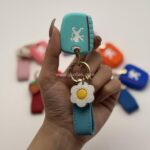 کاور ریموت پژو 206 - 207 - پارس مدل بالا - رانا سیلیکونی با بند چرم کوتاه - Image 4