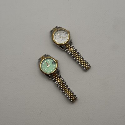 ساعت مچی رولکس بند استیل طلایی (ROLEX)