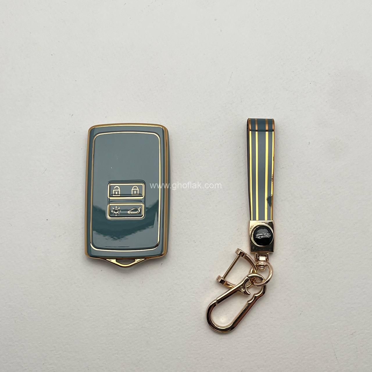 photo_3_2025-04-27_09-52-18 کاور ریموت رنو تالیسمان کولئوس طرح براق با بند ست - Image 1