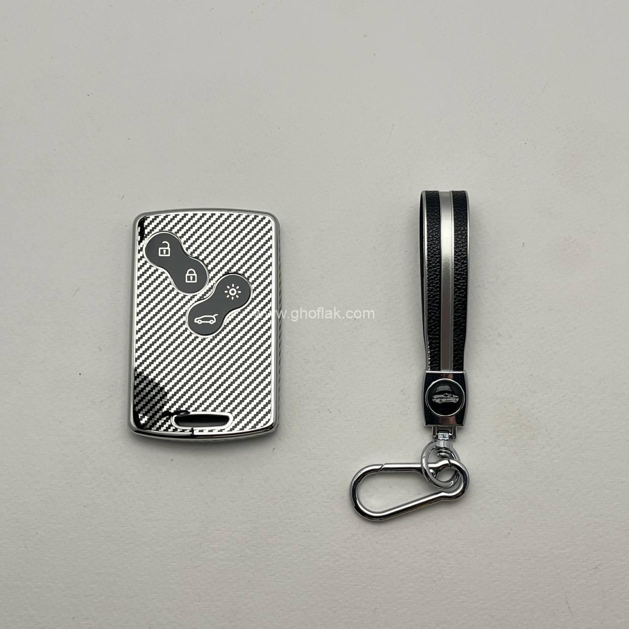 photo_5_2025-04-27_09-52-18 کاور ریموت رنو کپچر طرح براق با بند ست - Image 1