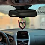 آویز قلبی ماشین دو رو