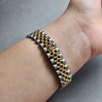 ساعت مچی رولکس بند استیل طلایی (ROLEX) - Image 5