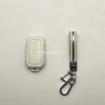 کاور ریموت تویوتا کرولا هایلوکس سی اچ ار و لوین هیبریدی سه دکمه طرح چرم با بند ست