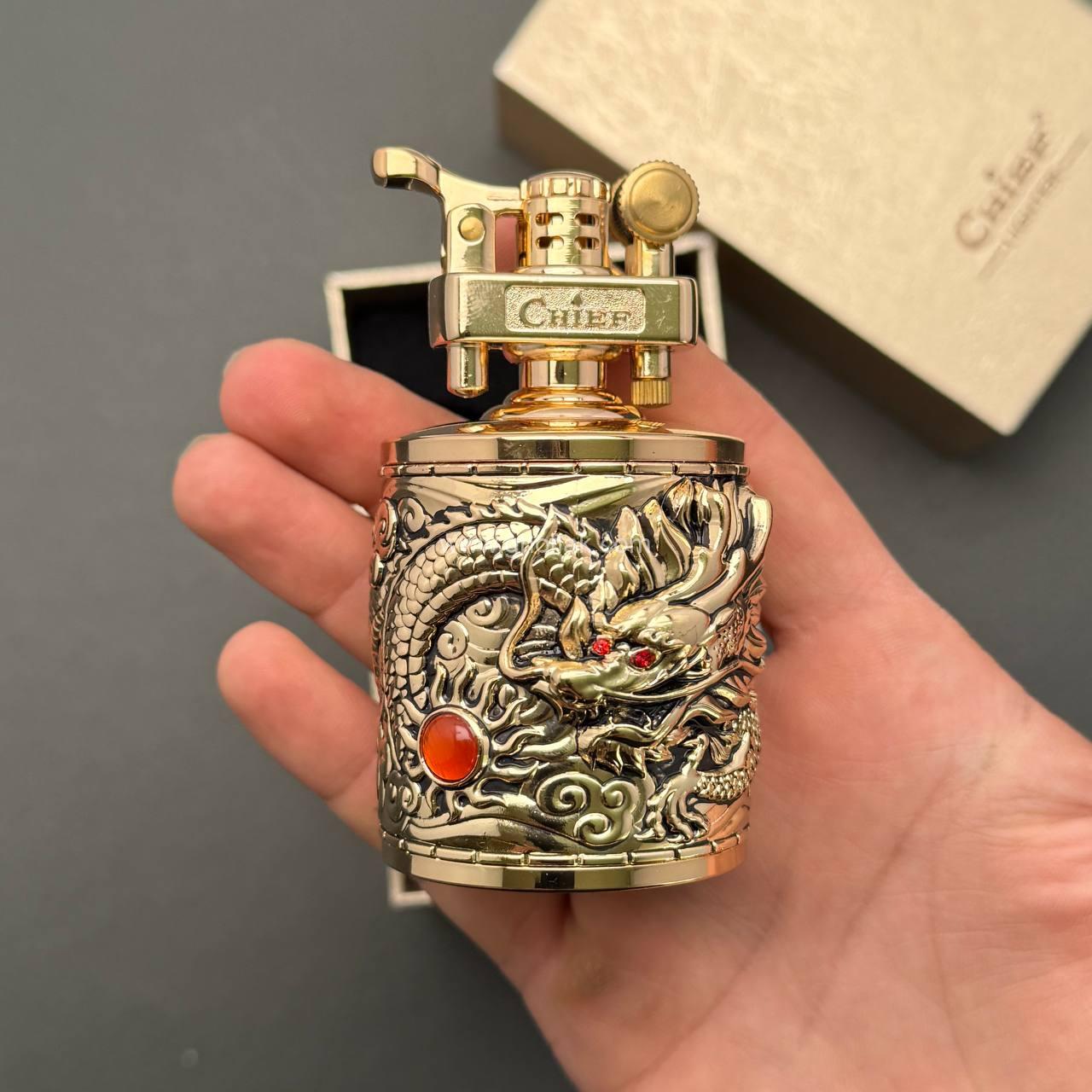 photo_1_2025-05-10_12-30-11 فندک چیف رومیزی طرح زیپو مدل اژدها - Image 1