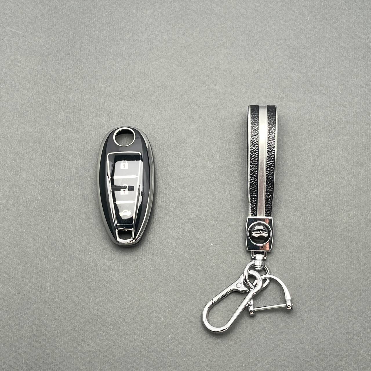 photo_21_2025-05-07_14-23-29 کاور ریموت سوزوکی کیزاشی طرح براق با بند ست - Image 1