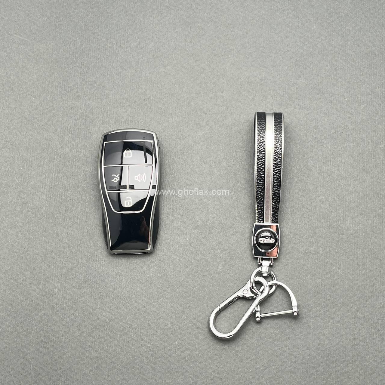 photo_23_2025-05-07_14-23-29 کاور ریموت تیگارد جدید و بجینگ طرح براق با بند ست - Image 1