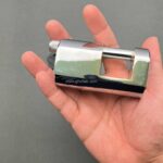 قفل کتابی کهن مدل بیضی کلید هیدرودیسکی سایز 85 ضد اسید - Image 3