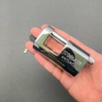 قفل کتابی کهن مدل بیضی کلید هیدرودیسکی سایز 85 ضد اسید - Image 4