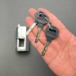 قفل کتابی کهن مدل بیضی کلید هیدرودیسکی سایز 85 ضد اسید - Image 5