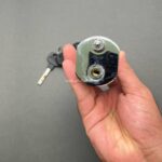 قفل کتابی کهن مدل بیضی کلید هیدرودیسکی سایز 85 ضد اسید - Image 6