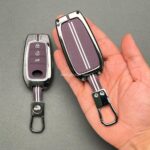 کاور ریموت تویوتا کرولا لوین سی اچ ار هایلوکس هیبریدی سه دکمه دور فلزی سوشال - Image 5