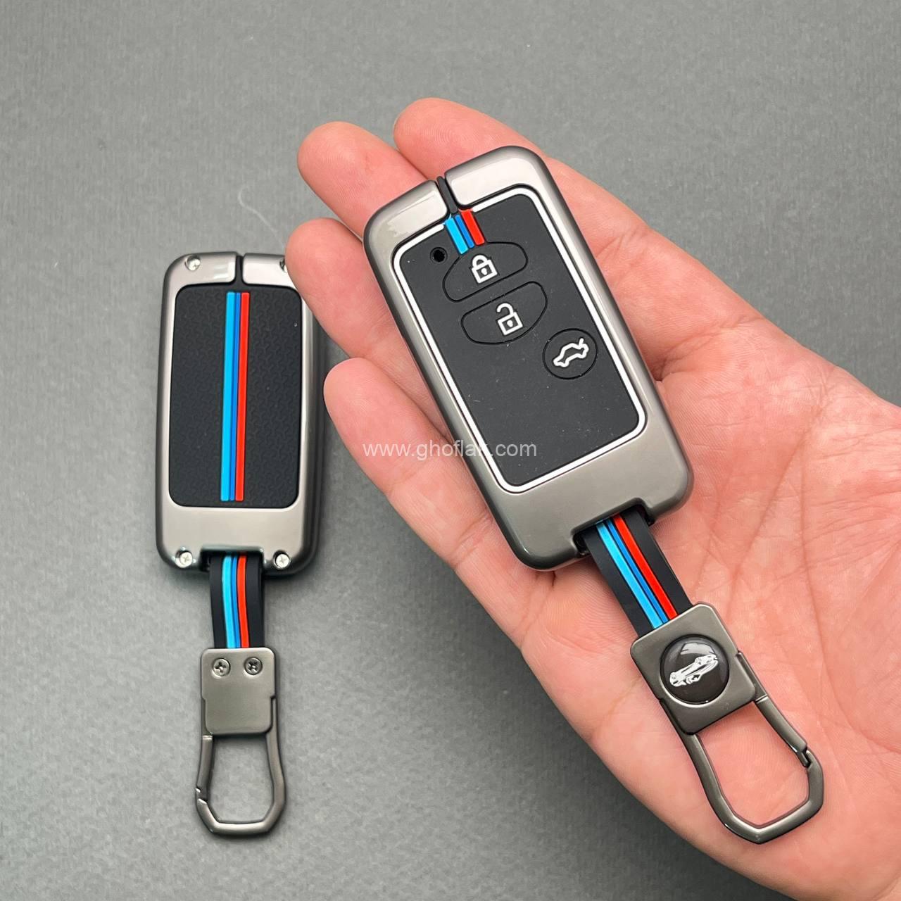 photo_2_2025-06-08_20-00-59 کاور ریموت تویوتا لندکروز و پرادو و آریون دورفلزی سه دکمه - Image 1