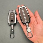 کاور ریموت تویوتا کرولا لوین سی اچ ار هایلوکس هیبریدی سه دکمه دور فلزی سوشال - Image 6