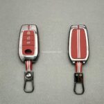 کاور ریموت تویوتا کرولا لوین سی اچ ار هایلوکس هیبریدی سه دکمه دور فلزی سوشال - Image 7