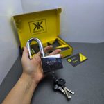 قفل آویز کیاکو سایز 70 کلید هیدرودیسکی ، ضد اسید و ضد اره