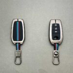 کاور ریموت تویوتا کرولا لوین سی اچ ار سه دکمه هیبریدی دور فلزی - Image 3