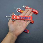 آویز موتور هوندا پرچمی سیلیکونی قرمز - Image 6